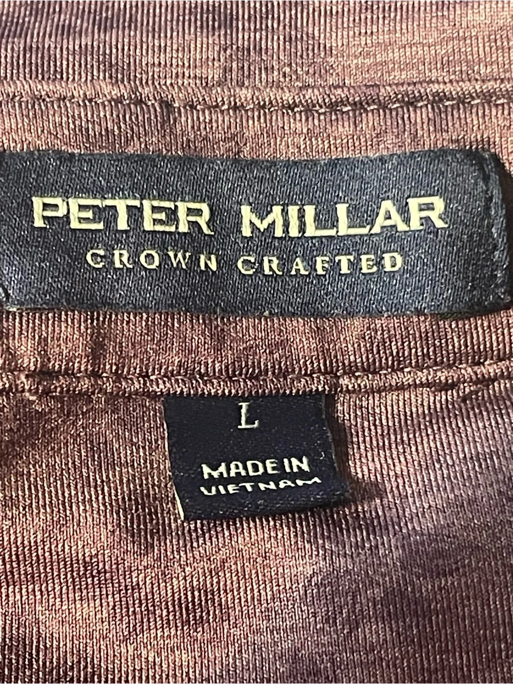 Peter Millar Crown Crafted Men’s Fordham Performance Jersey Polo. Size Large